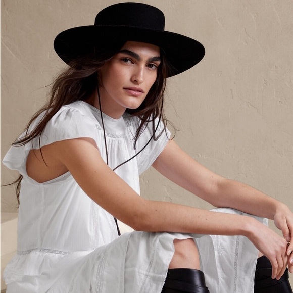 Banana republic Selene embroidered midi dress white - Picture 3 of 4